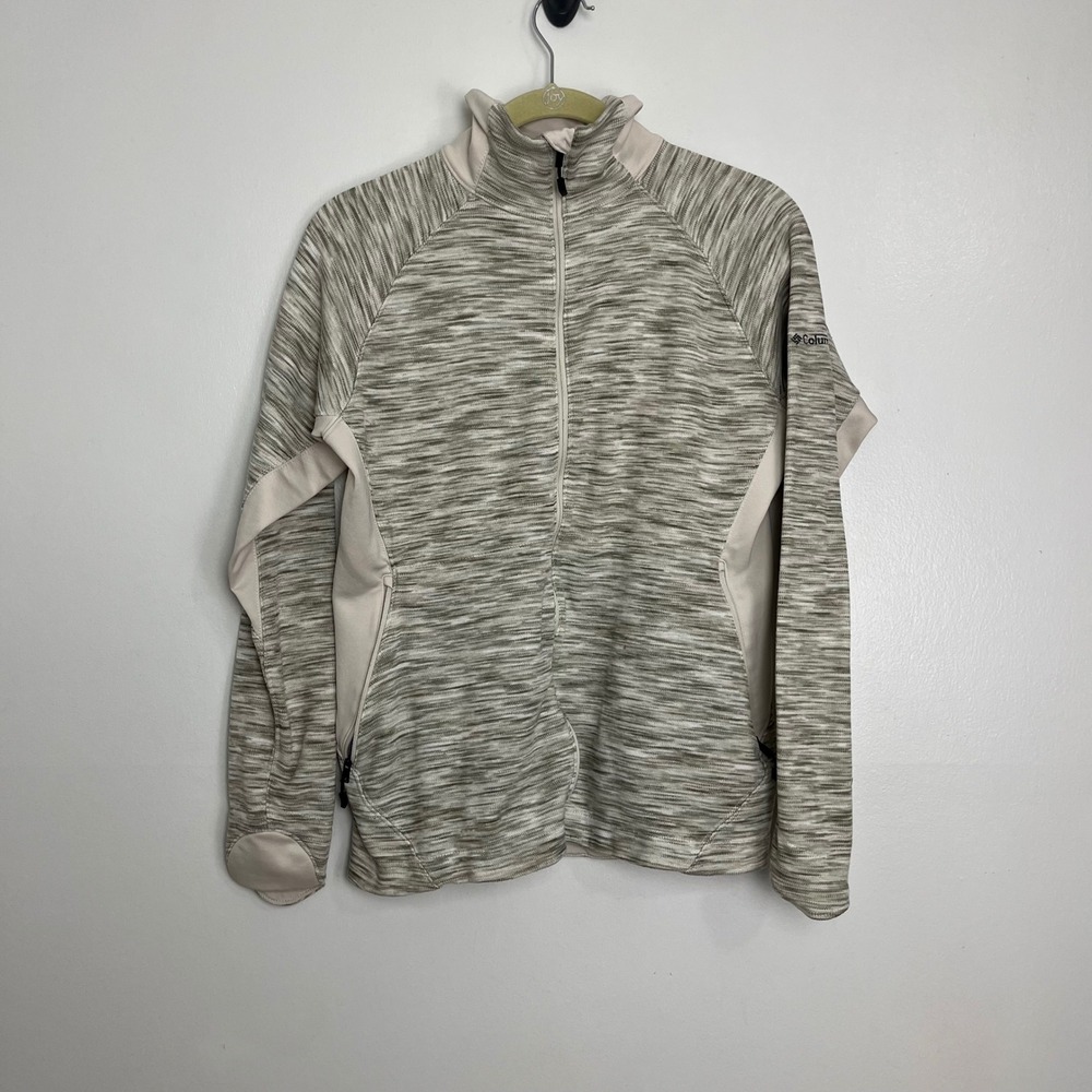 Columbia Sportswear Women's Marled Fleece Full Zip Jacket Size L